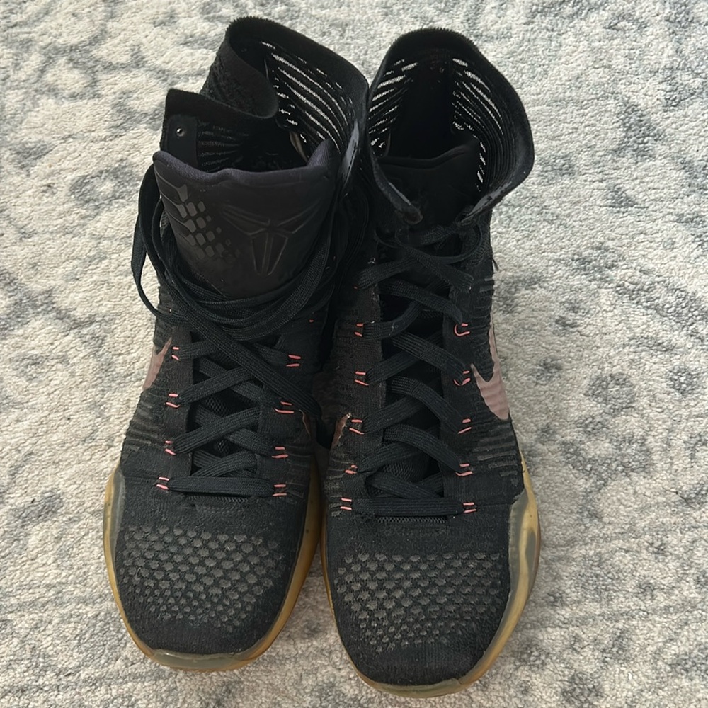 Kobe 10 elite high rose gold size 12